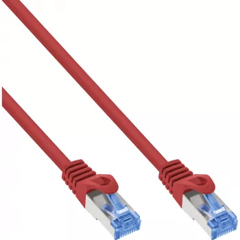 InLine 72601R verkkokaapeli punainen 1 m Cat6a S/FTP (S-STP)