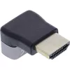 HDMI-sovitin InLine 17991F HDMI A musta harmaa kullattu