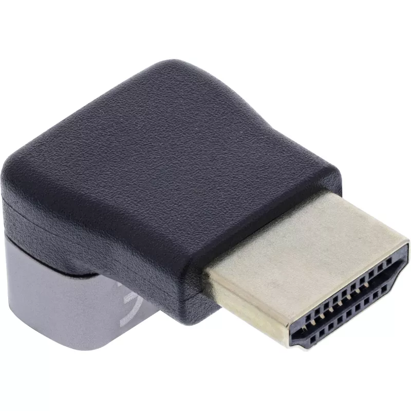 HDMI-sovitin InLine 17991F HDMI A musta harmaa kullattu
