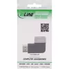 HDMI-sovitin InLine 17991E musta harmaa kullattu