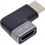 HDMI-sovitin InLine 17991D musta harmaa kullattu