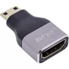 InLine 17991C kaapelisovitin HDMI A Mini HDMI C musta, harmaa