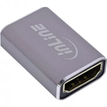 HDMI-sovitin InLine 17991A harmaa kultapinnoitettu
