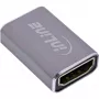 HDMI-sovitin InLine 17991A harmaa kultapinnoitettu