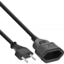InLine 16684S virtakaapeli musta 1,5 m CEE7/16