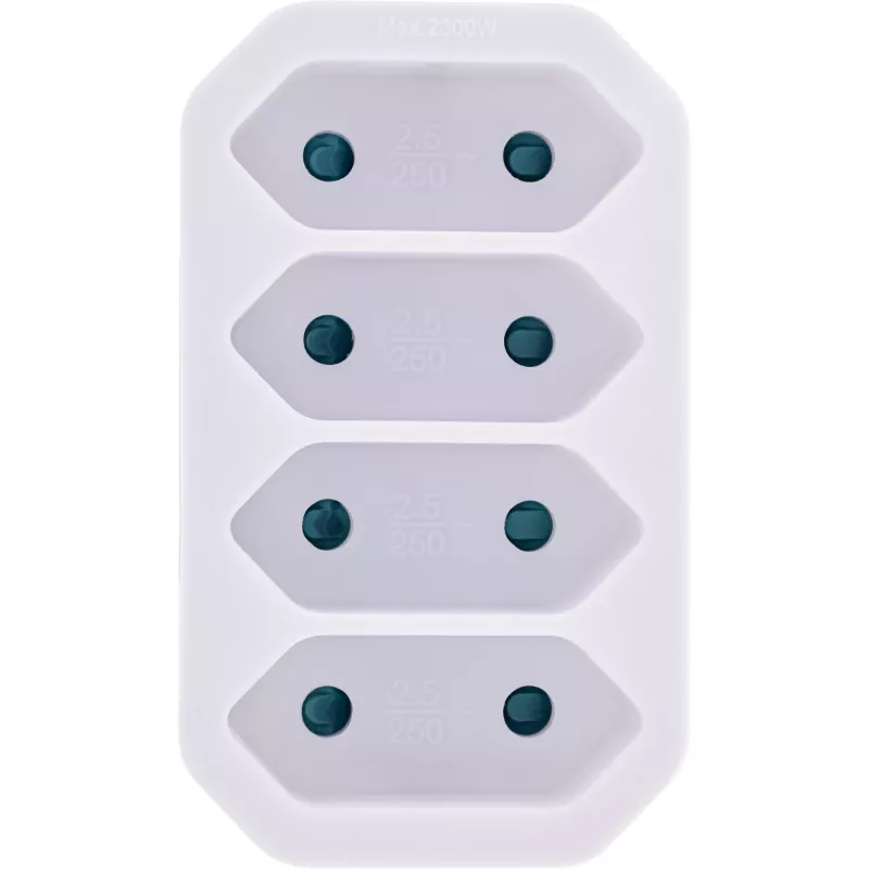 Virtapistoke-adapteri tyyppi F tyyppi C InLine 16471E valkoinen