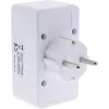 Virtapistoke-adapteri tyyppi F InLine 16471B 2x tyyppi C + tyyppi F valkoinen