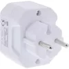 Virtapistoke-adapteri tyyppi F tyyppi C InLine 16471A valkoinen