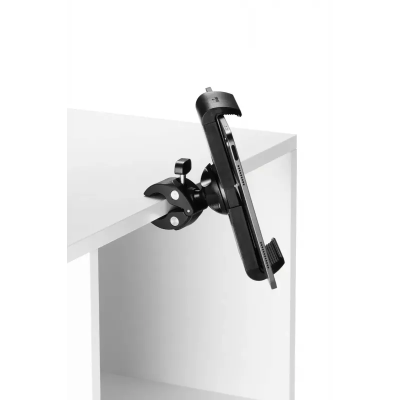 Passiivinen teline Durable Tought Clamp XL tietokone matkapuhelin älypuhelin tabletti UMPC musta