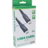 InLine 35902A USB-kaapeli USB4 Gen 3x2 2 m USB-C musta