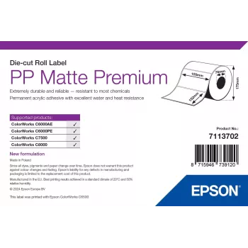 Epson 7113702 tulostintarra valkoinen itseliimautuva tulostintarra