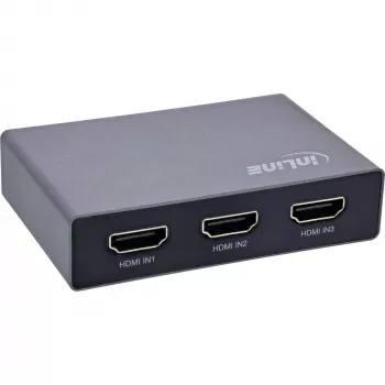 HDMI-kytkin InLine 65020 3-porttia 8K 60Hz HDCP 2.3