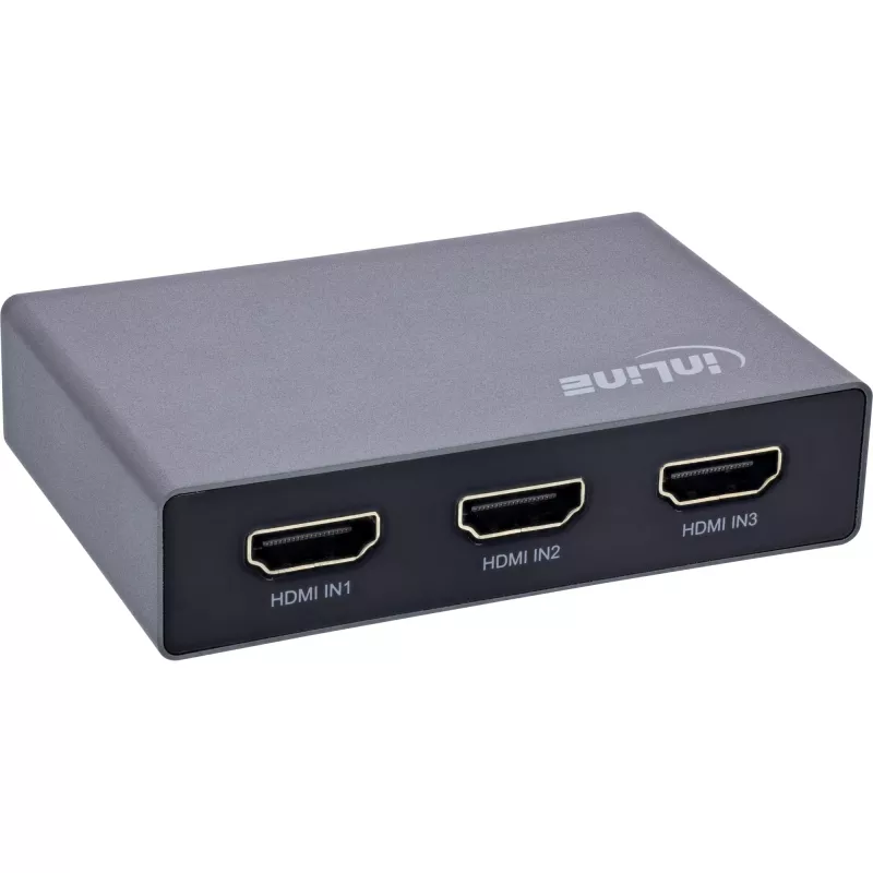HDMI-kytkin InLine 65020 3-porttia 8K 60Hz HDCP 2.3