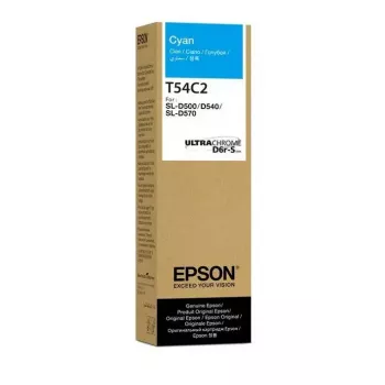 Epson T54C Cyan-mustepullo, 70 ml, alkuperäinen (C13T54C220)