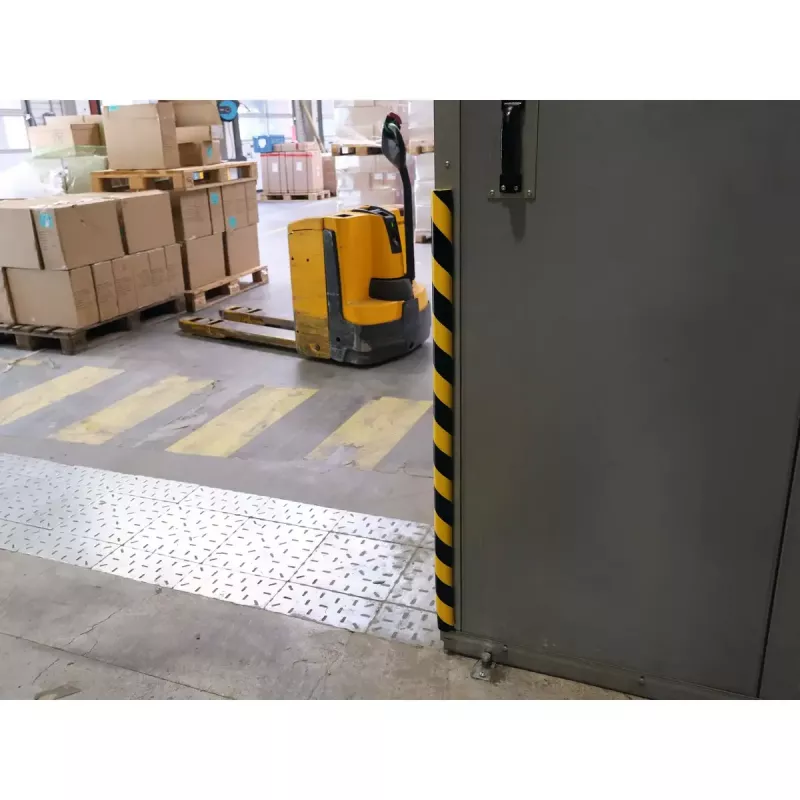 DURABLE S30R Pinnansuojaprofiili, keltainen/musta, itsekiinnittyvä, 1 m