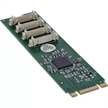 InLine 76660W sisäinen sarjasovitin M.2 liitin ASIX AX99100 4 Gbit/s