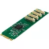 InLine 76660W sisäinen sarjasovitin M.2 liitin ASIX AX99100 4 Gbit/s