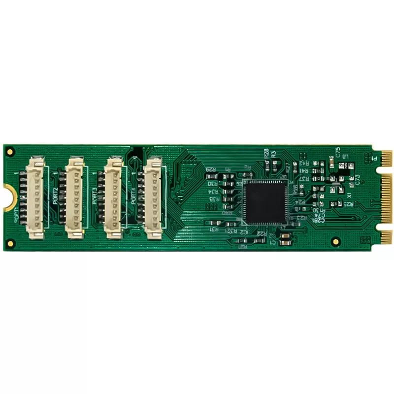 InLine 76660W sisäinen sarjasovitin M.2 liitin ASIX AX99100 4 Gbit/s