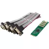 InLine 76660W sisäinen sarjasovitin M.2 liitin ASIX AX99100 4 Gbit/s