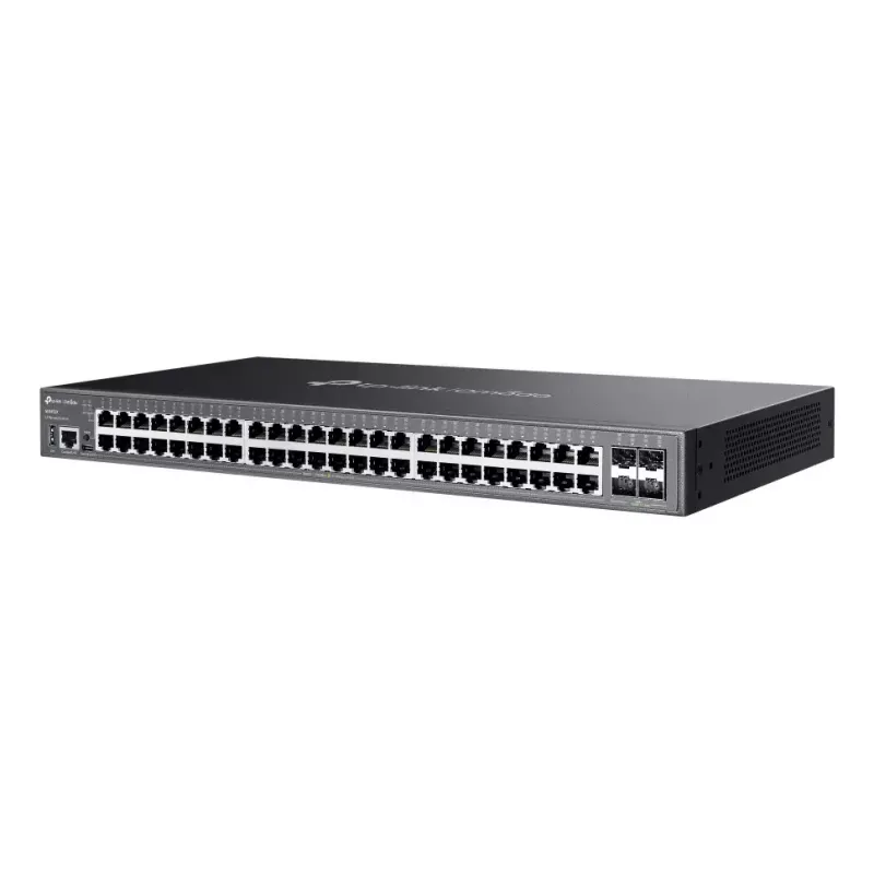 TP-Link Omada SG5452X verkkokytkin hallittava L3 Gigabit Ethernet (10/100/1000) musta