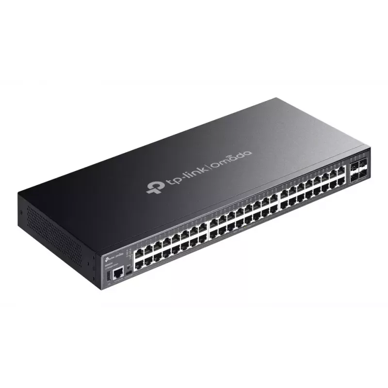 TP-Link Omada SG5452X verkkokytkin hallittava L3 Gigabit Ethernet (10/100/1000) musta
