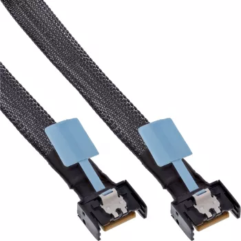 InLine 27662C Serial Attached SCSI (SAS) -kaapeli 1 m 24 Gbit/s musta, sininen, harmaa