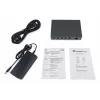 LevelOne GEP-0625 verkkokytkin hallitsematon 2.5G Ethernet (100/1000/2500) Power over Ethernet (PoE) musta
