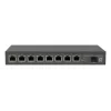 LevelOne GEP-0925 verkkokytkin hallitsematon 2.5G Ethernet (100/1000/2500) Power over Ethernet (PoE) musta