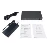 LevelOne GEP-0925 verkkokytkin hallitsematon 2.5G Ethernet (100/1000/2500) Power over Ethernet (PoE) musta