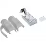 InLine puristusliitin Cat.6A RJ45 suojattu, 3-osainen harmaa 10 kpl:n pakkaus