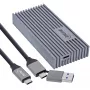 Ulkoinen USB4-kotelo InLine 00031J — USB-C - M.2 NVMe SSD, 40 Gb/s, alumiini