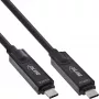 USB 3.2 Gen.2 AOC -kaapeli InLine 35793I 8K60Hz 60W optinen aktiivikaapeli