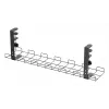 Kaapelinhallintaverkko 60 cm InLine 23190G pöytäasennukseen ruuvikiinnikkeillä, musta