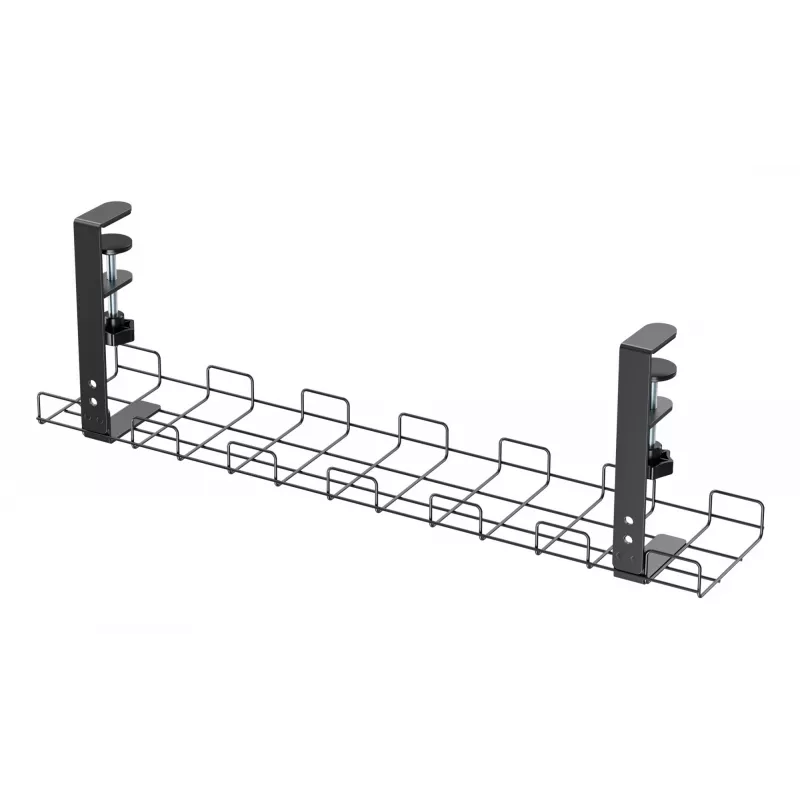 Kaapelinhallintaverkko 60 cm InLine 23190G pöytäasennukseen ruuvikiinnikkeillä, musta