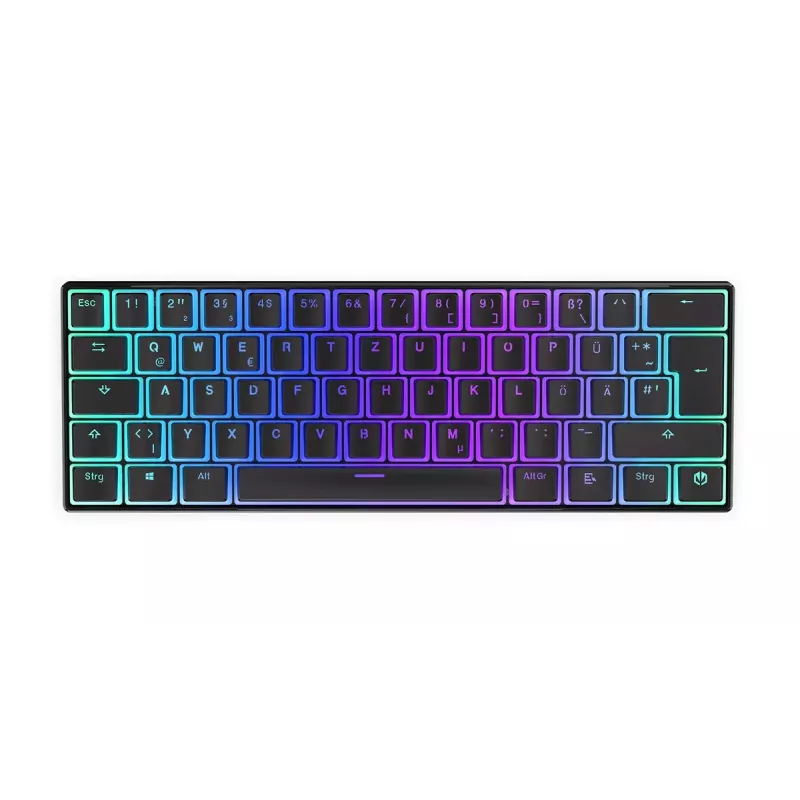 Pelikuulokemikrofoni ENDORFY Thock Compact RF langaton USB QWERTZ 61 painiketta RGB LED