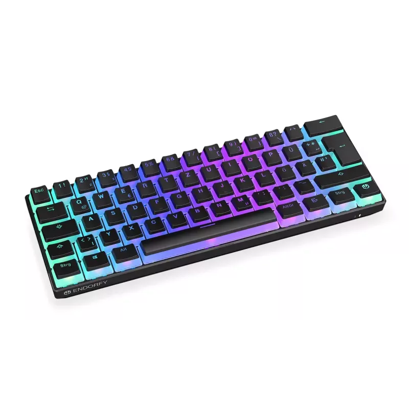 Pelikuulokemikrofoni ENDORFY Thock Compact RF langaton USB QWERTZ 61 painiketta RGB LED