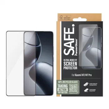 PanzerGlass SAFE. by ® näytönsuojakalvo Xiaomi 14T | 14T Pro | Ultra-Wide Fit