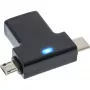 InLine USB 3.1/2.0 OTG T -adapteri, USB-C -pistoke tai Micro-USB A -liitäntään