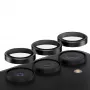 Kameransuojus PanzerGlass Hoops Samsung Galaxy S24 Plus musta