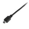 StarTech.com 2 m Mini-USB-2.0-kaapeli – A - Mini-B – M/M, 2 m, USB A, Mini-USB B, USB 2.0, pistoke/pistoke, musta