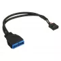 InLine USB 2.0 - 3.0 sisäinen USB 2.0 -otsikko / USB 3.0 sisäinen, 0,30 m