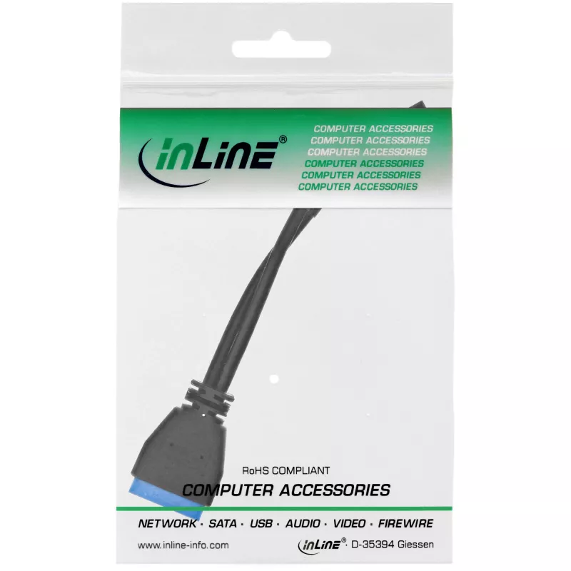 InLine USB 2.0 - 3.0 sisäinen USB 2.0 -otsikko / USB 3.0 sisäinen, 0,30 m
