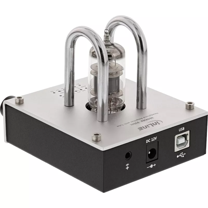 InLine AmpUSB, Hi-Res AUDIO HiFi DSD USB -audiodac, putkivahvistin