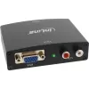 InLine muunnin VGA + audio HDMI-tuloon VGA- ja RCA-audiolähtöön