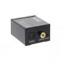 InLine audiomuunnin digitaalisesta analogiseen tulo Toslink tai RCA lähtö 2x RCA stereo