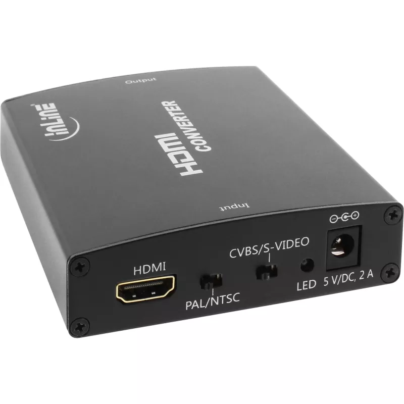 InLine HDMI - S-Video -muunnin + RCA-audiomuunnin