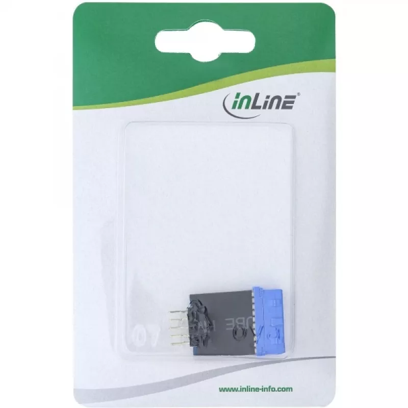 InLine USB 3.0 - 2.0 sovitin sisäinen USB3.0 19-pin - USB2.0 sisäinen laite
