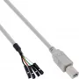 InLine USB 2.0 -kaapeli sisäinen USB B uros / sisäinen liitäntä, 0,40 m