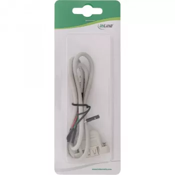 USB 2.0 -sovitinkaapeli InLine 33440F 0,60 m USB A naaras / header-liitäntä