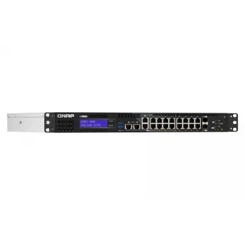 QNAP QGD-1602-C3758-16G verkkokytkin hallittava L2 2.5G Ethernet (100/1000/2500) musta, harmaa
